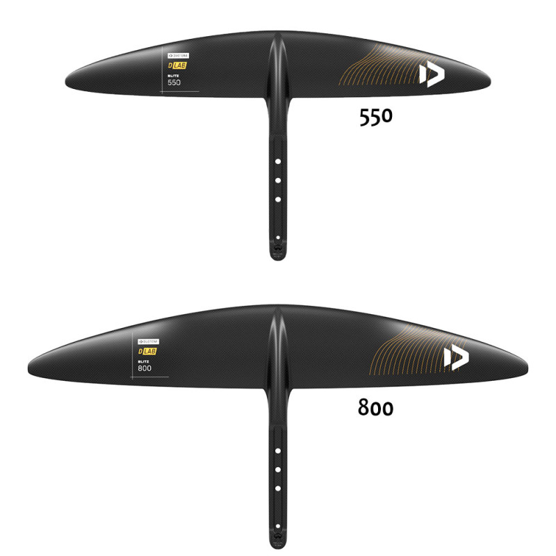 Set de wingfoil duotone aile avant blitz d-lab+ stabilisateur 2025