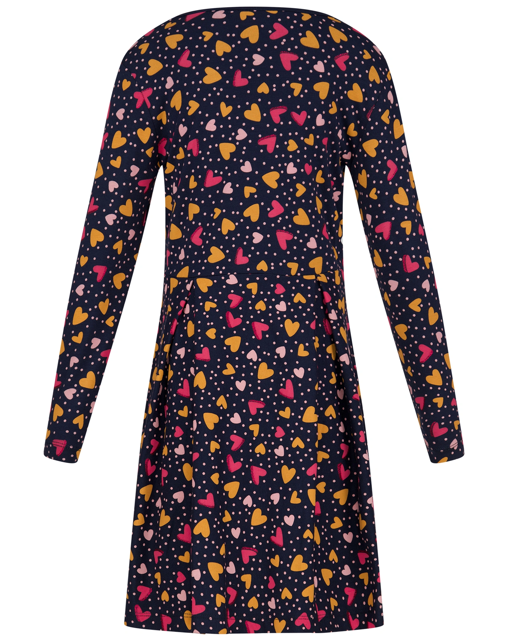 Langarmkleid LOVELY AOP in navy