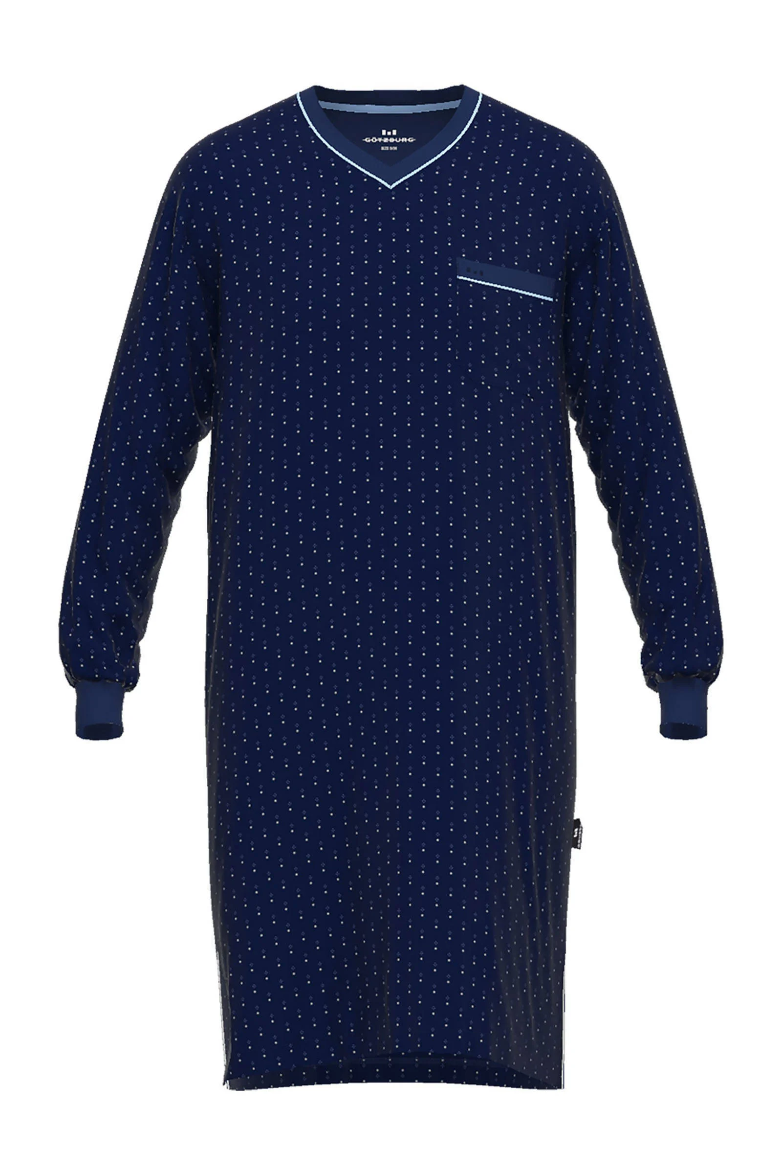 Götzburg slaapshirt donkerblauw