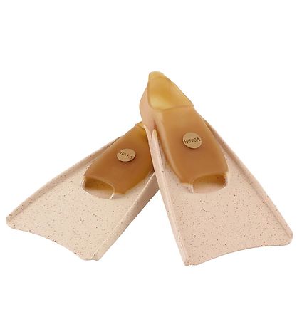 Hevea Sv?mmef?dder - Naturgummi - Mottled Peach