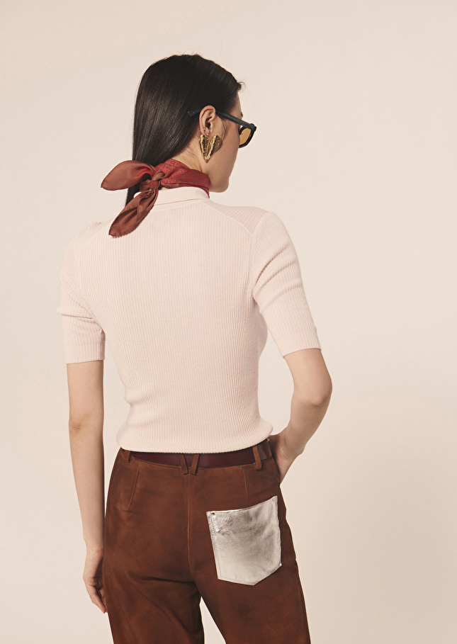 Pull Pamécru en laine merinos