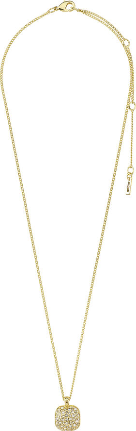 Pilgrim CINDY recycled crystal pendant necklace gold-plated Guld