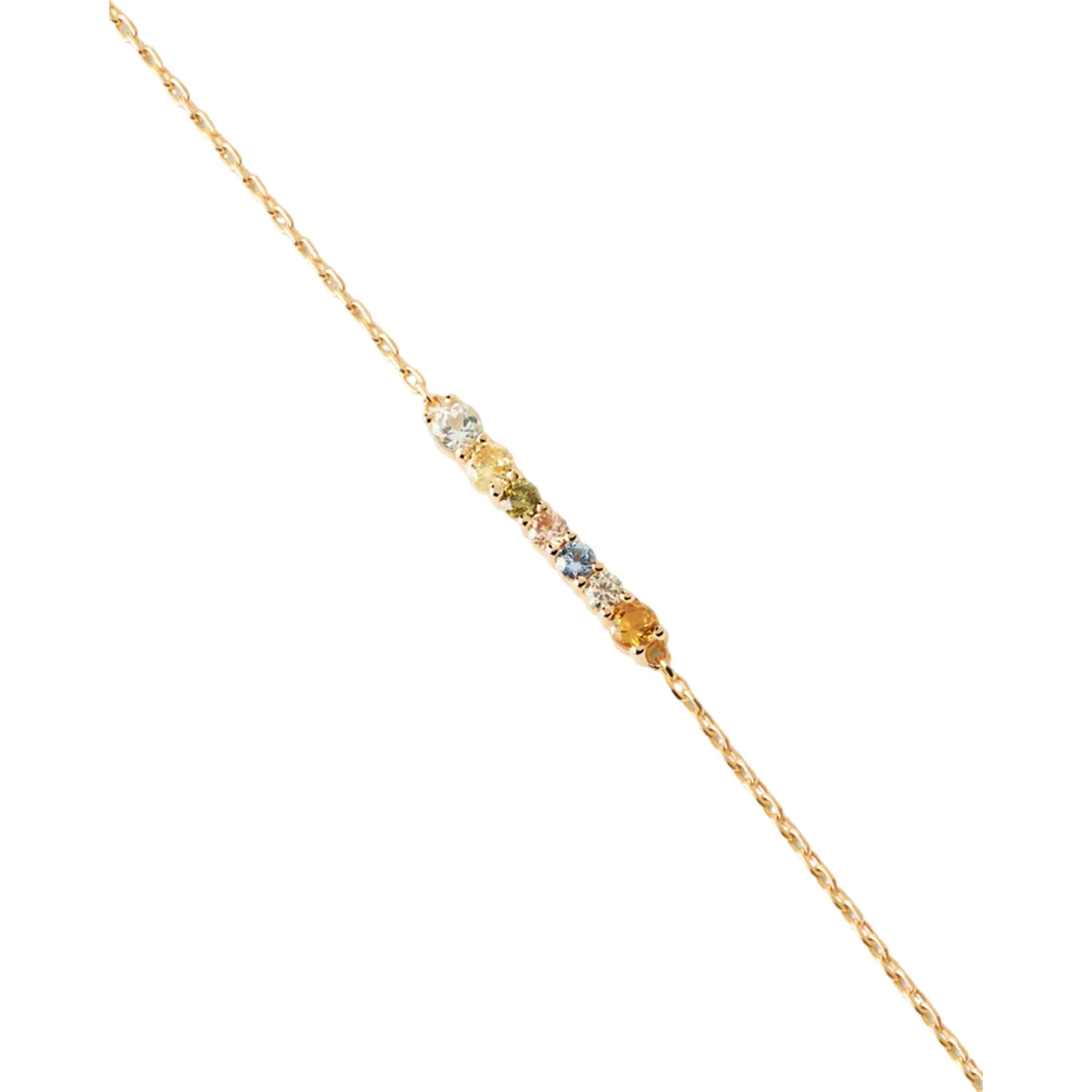 PDPAOLA Rainbow Armbånd Forgyldt Rustfrit Stål PU01-788-U