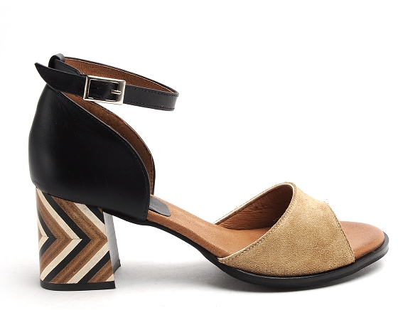 Nemonic nu pieds talons femme 2260 beige