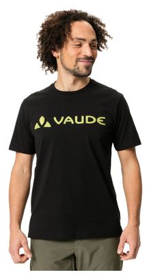 T-Shirt Vaude Logo Noir/jaune