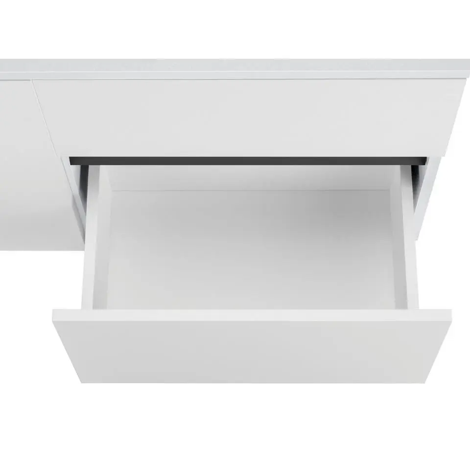 Wisla - Badmeubel 80 cm 1-lade, 1 klep, 1 deur wit spaanplaat