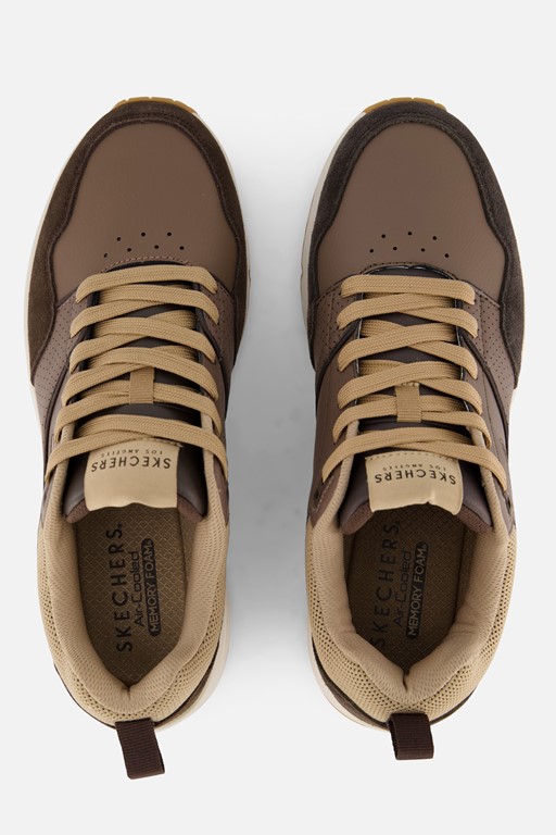 Skechers Uno-Retro One Sneakers bruin Suede