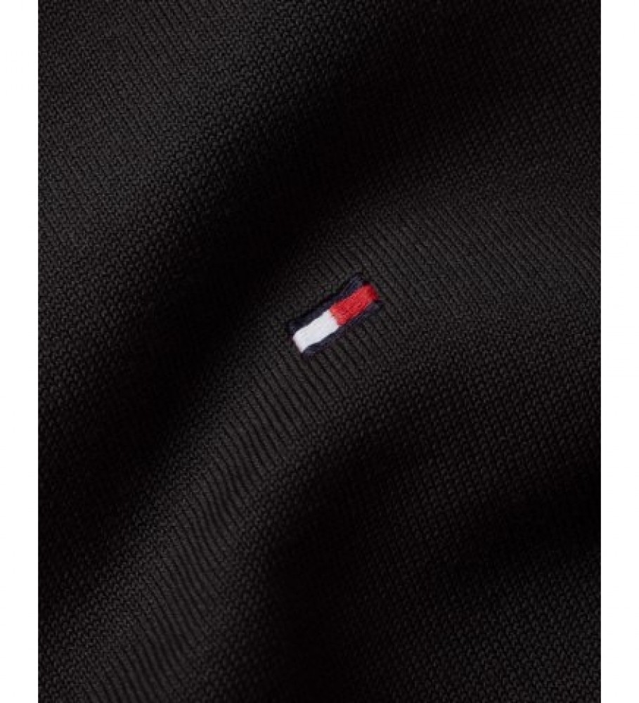 Suéter Tommy Hilfiger 1985 com gola redonda, preto