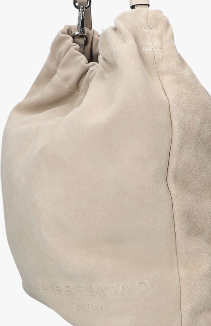 beige liebeskind schoudertas ruffle hobo m