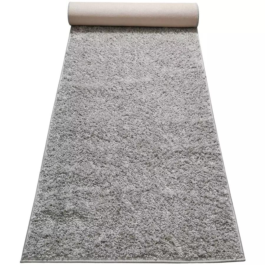 Wecon home basics Hochflorteppich Greta hellgrau