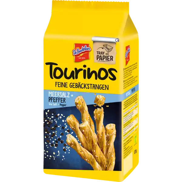 Tourinos Feine Gebäckstangen Meersalz & schwarzer Pfeffer