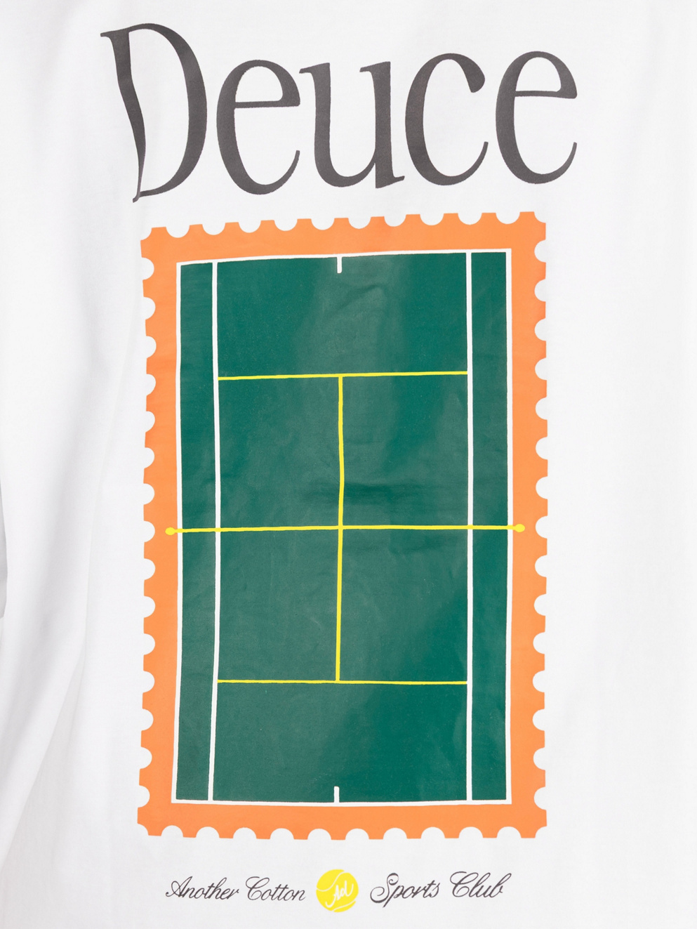 Another Cotton Lab Deuce Oversized T-Shirt white