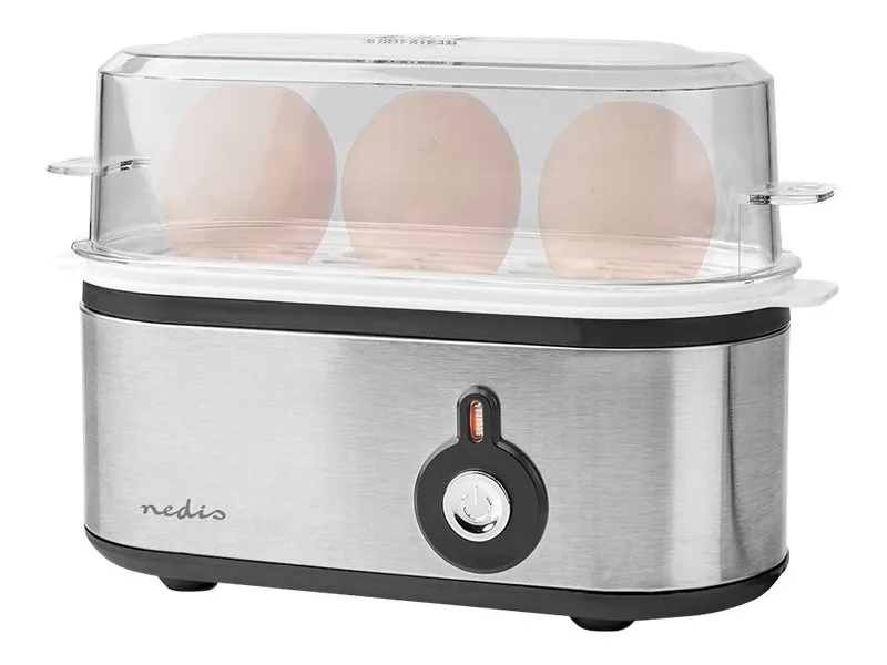 Nedis - Æggekoger - 210 W - sort/aluminum