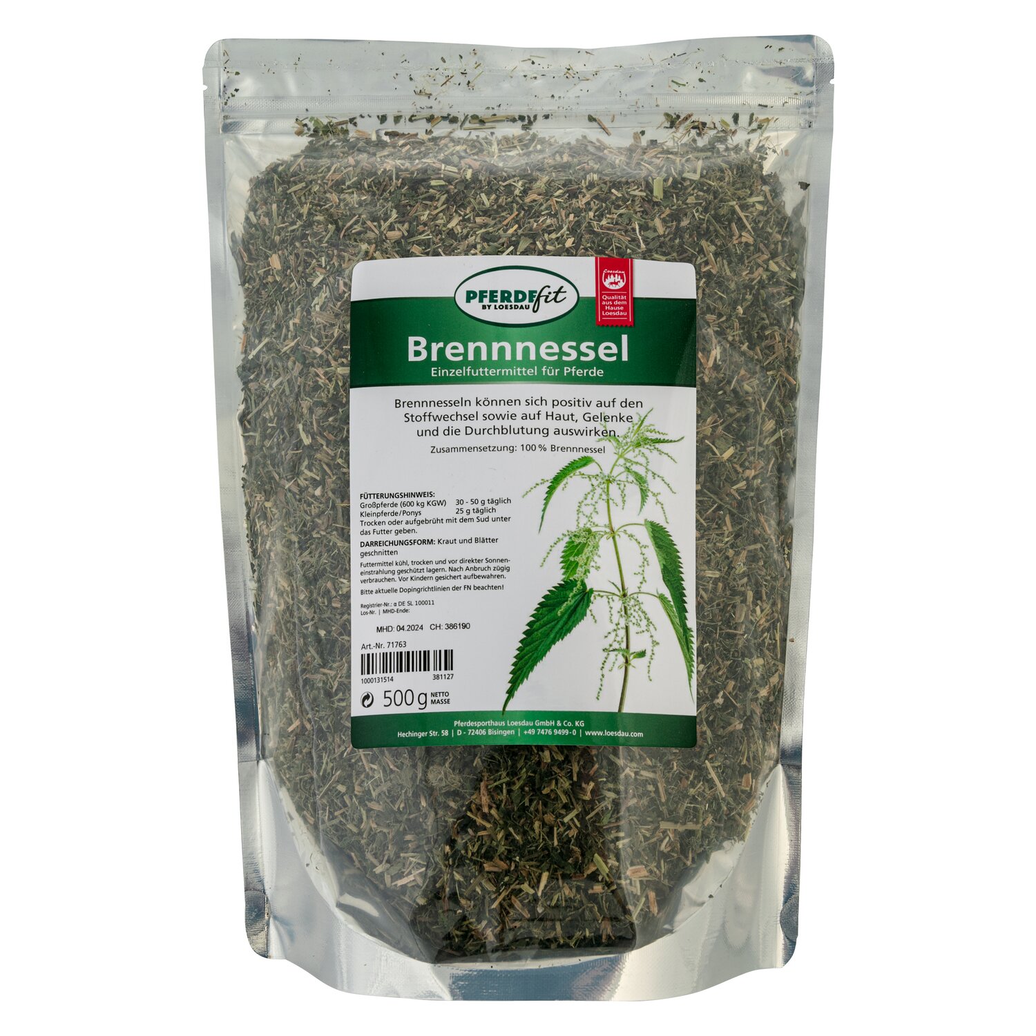 PFERDEfit by Loesdau Brennnessel  - 500 g