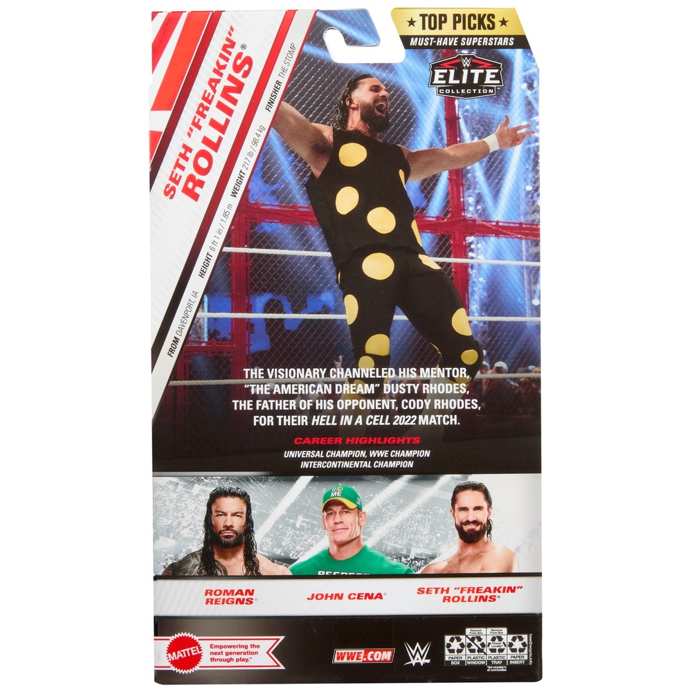 WWE Elite Top Picks Seth Rollins Actionfigur