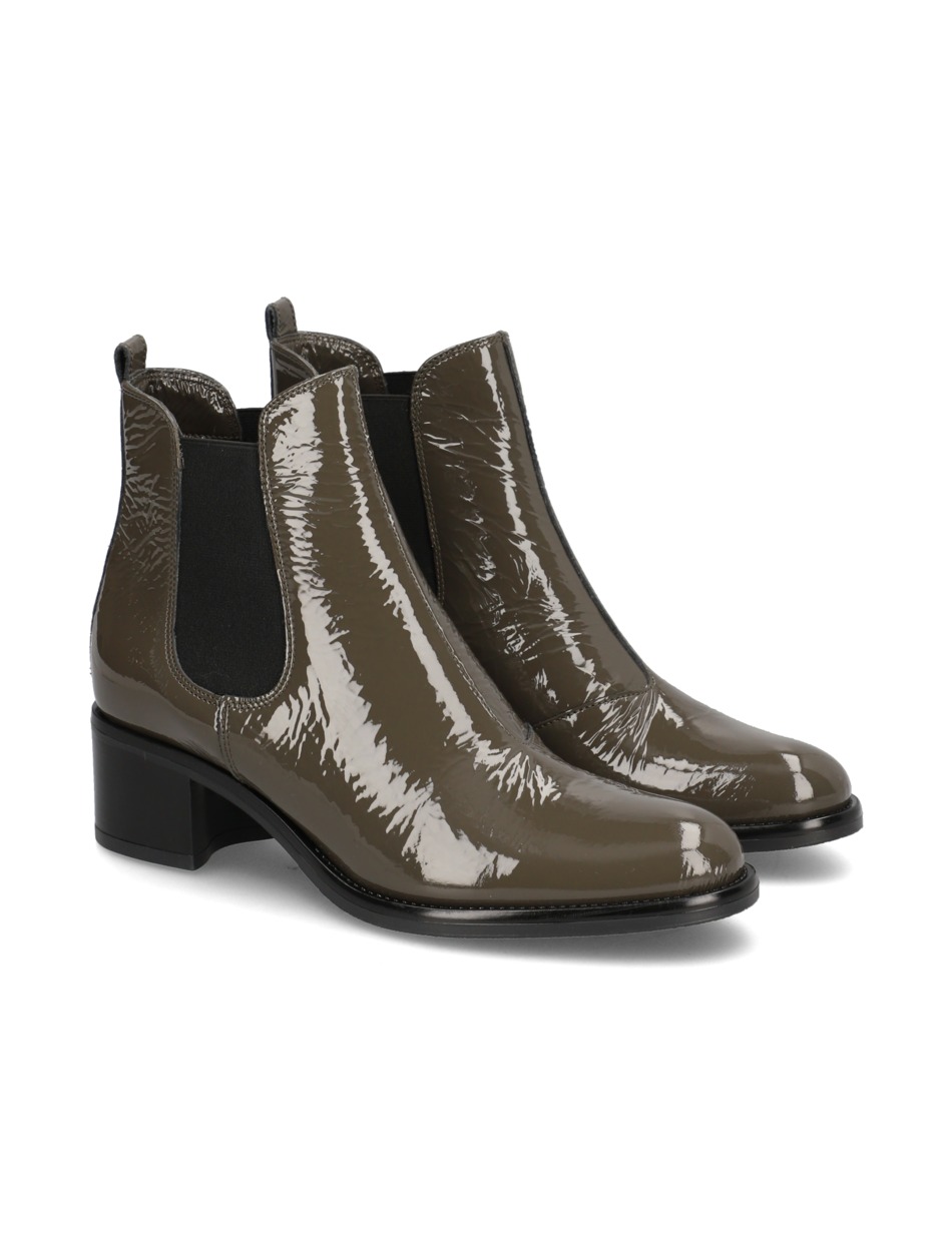 Lackleder Stiefelette