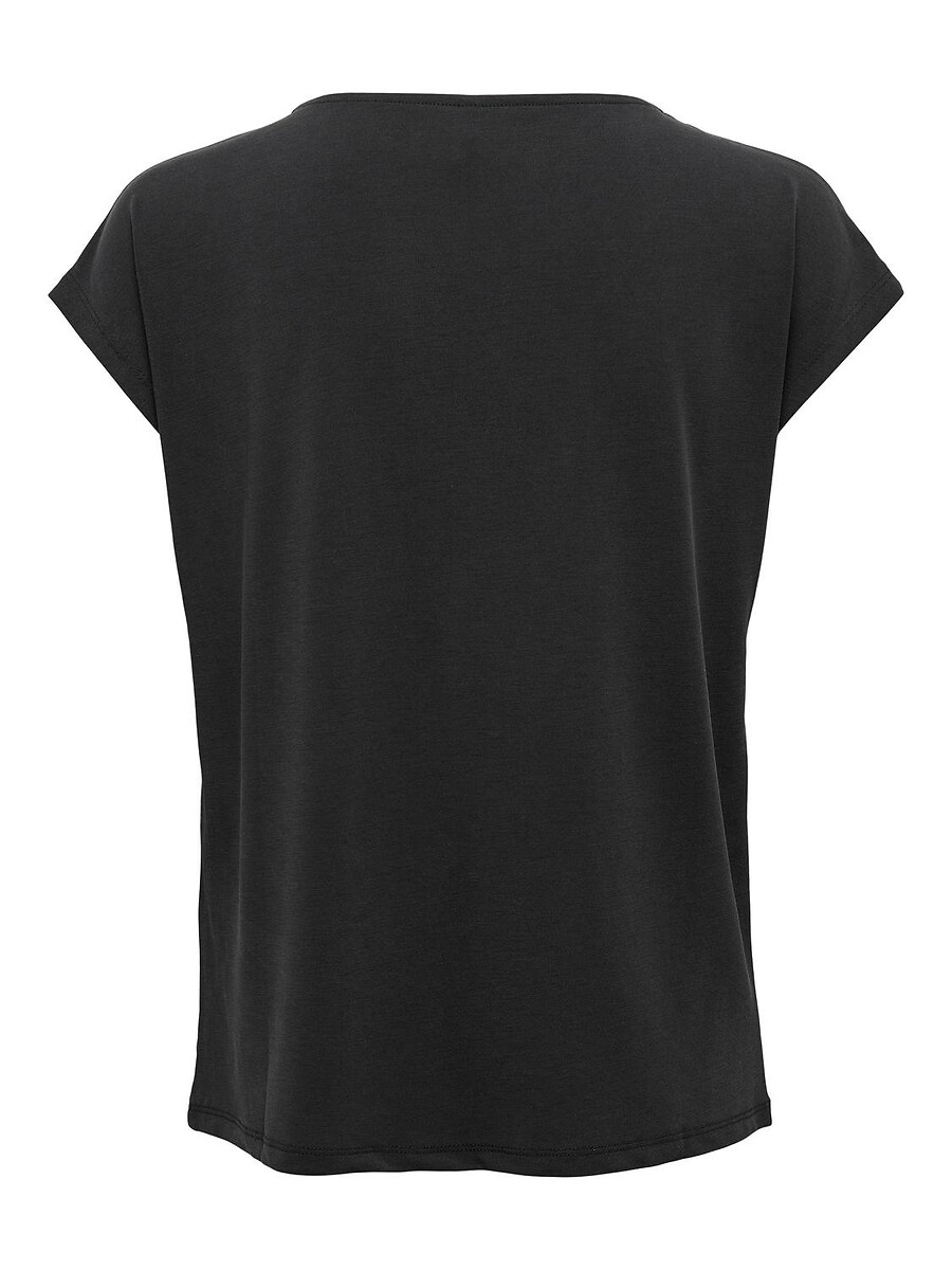 SOMENTE<br>Camiseta de manga curta com decote em V