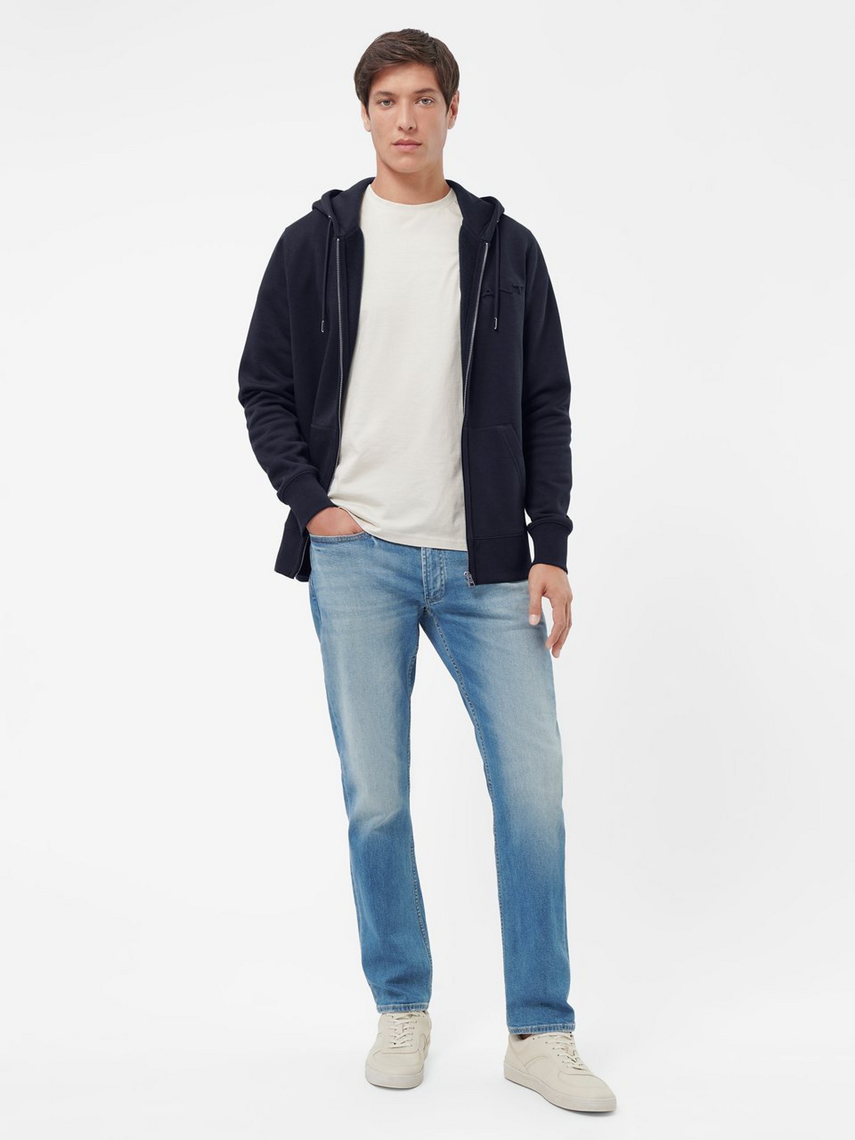Sweatshirt EMBOSSED FULL ZIP HOODIE