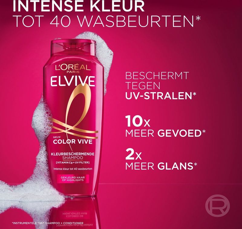 L'Oréal Paris - Elvive Color Vive - Shampoo - 6x 250ml - Beschermt Gekleurd Haar