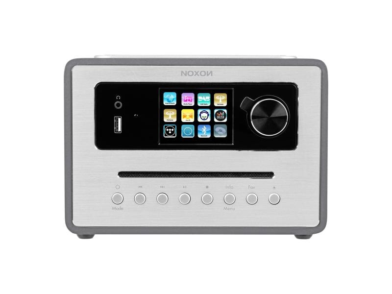 Noxon Radio/CD-Player iRadio 500 Anthrazit DAB , Internetradio oder UKW