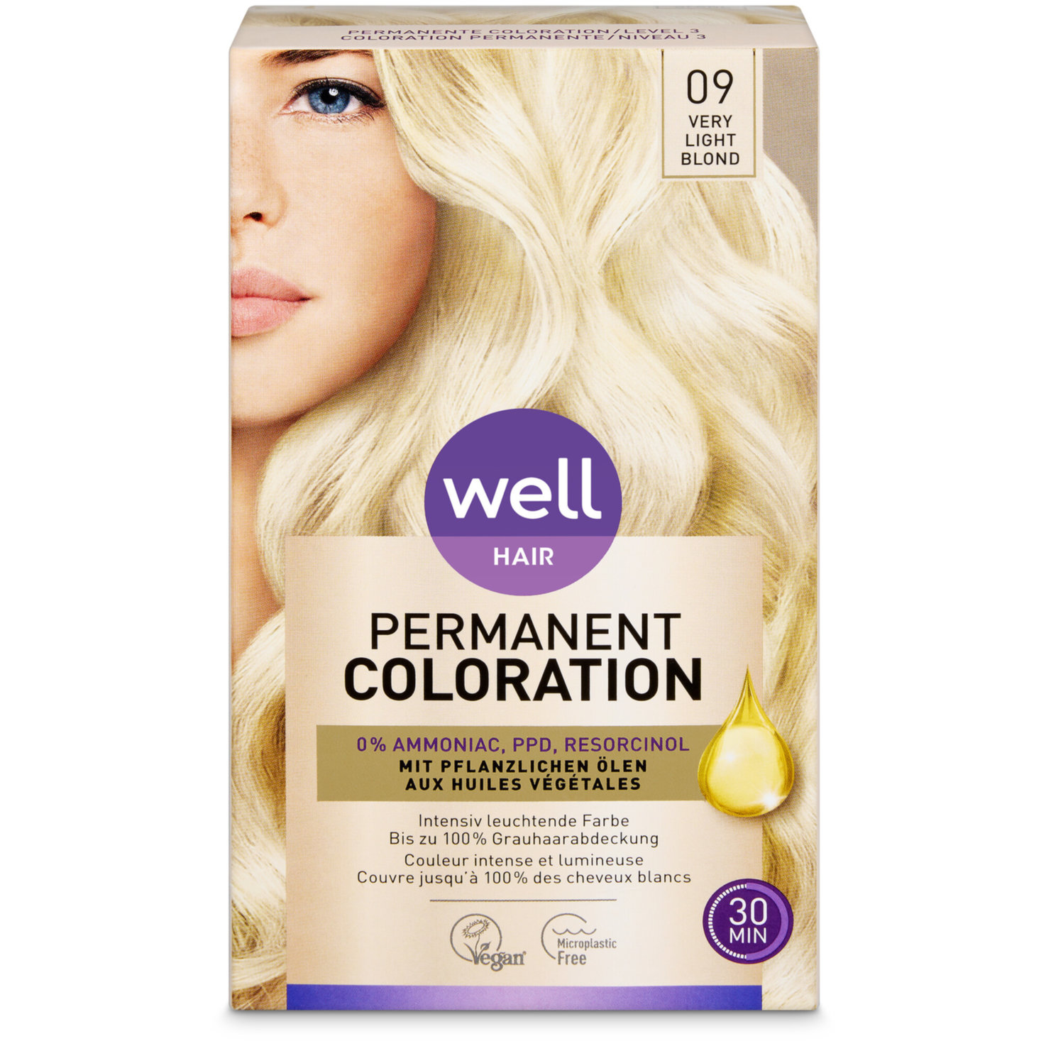well Coloration Haarfärbung Hellblond