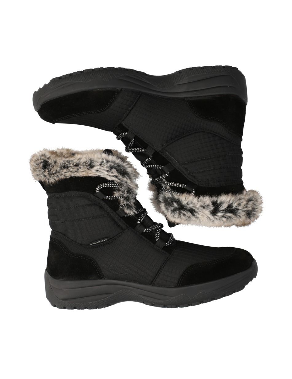 Lederkombination Snowboot