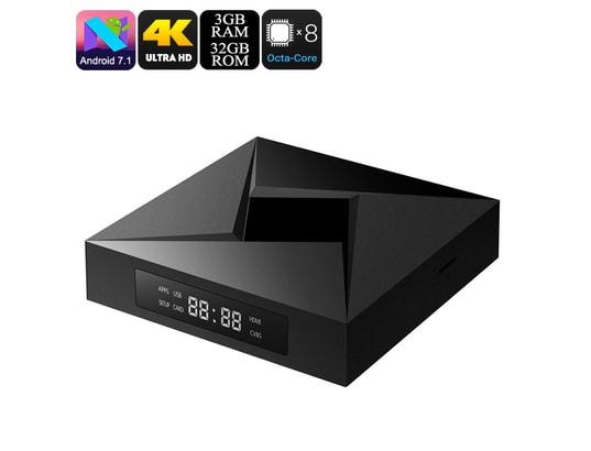 YONIS - Passerelle Multimédia Box Android Full HD 4K Boitier Multimedia HDMI Bluetooth WiF...