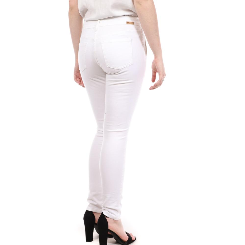 Teddy Smith Jean Blanc Femme Teddy Smith Work Mid Rise