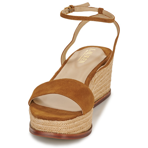 Lauren Ralph Lauren - LEONA-ESPADRILLES-WEDGE Cognac