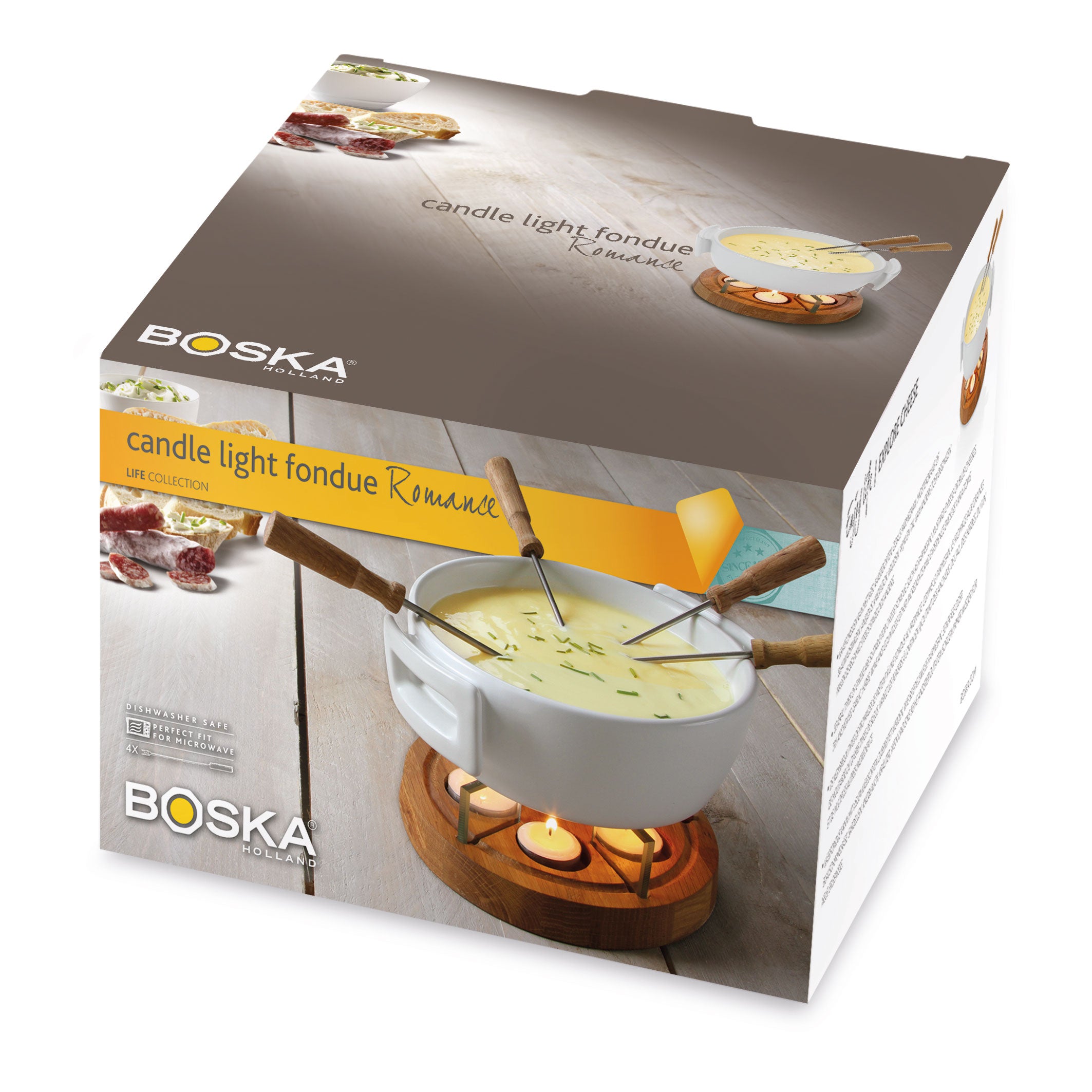 Boska Candle Light Twinkle Kaasfondueset 1 L