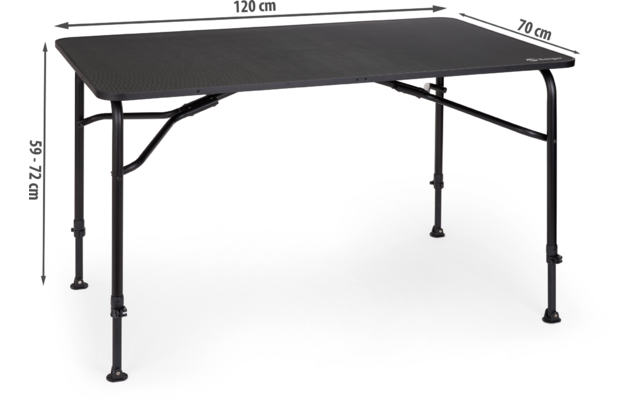 Berger Klapptisch Tornio Carbonoptik