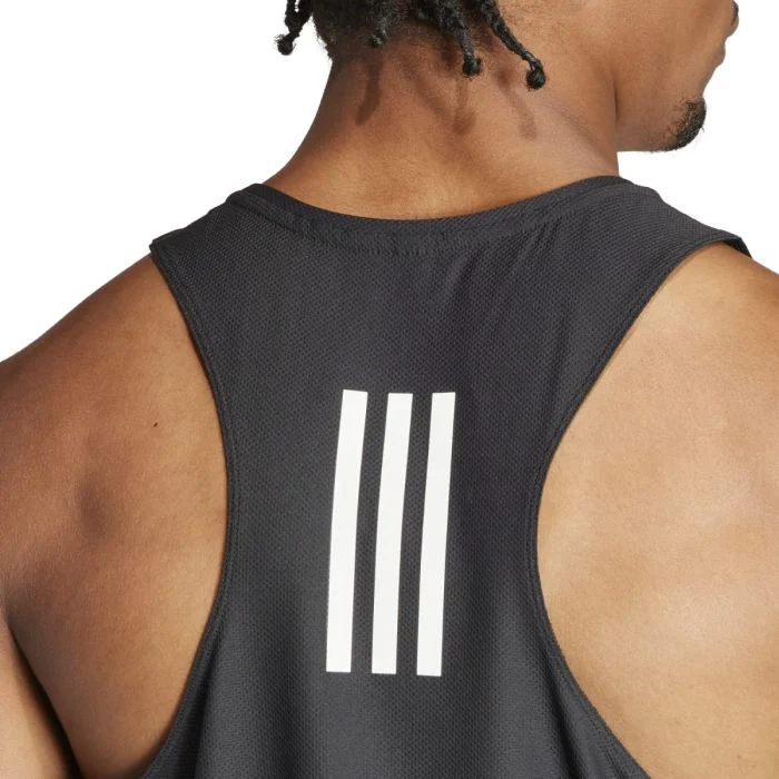 adidas Herre Singletter Own The Run Tank Sort