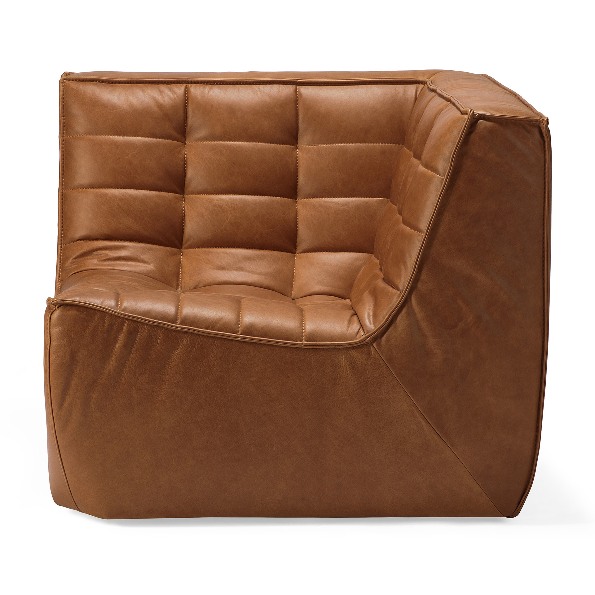 Sofa N701 90° vierkant hoek - old saddle