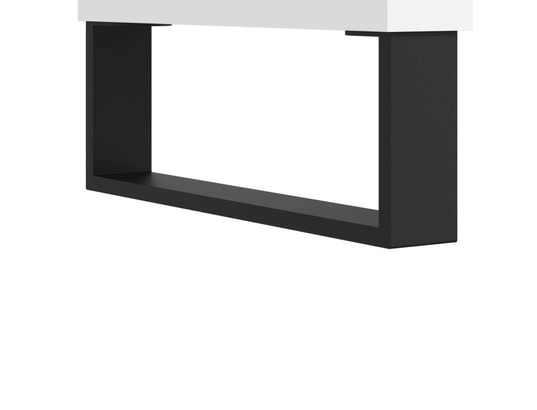 VIDAXL - Tables de chevet 2 pcs blanc 40x35x50 cm bois d’ingénierie