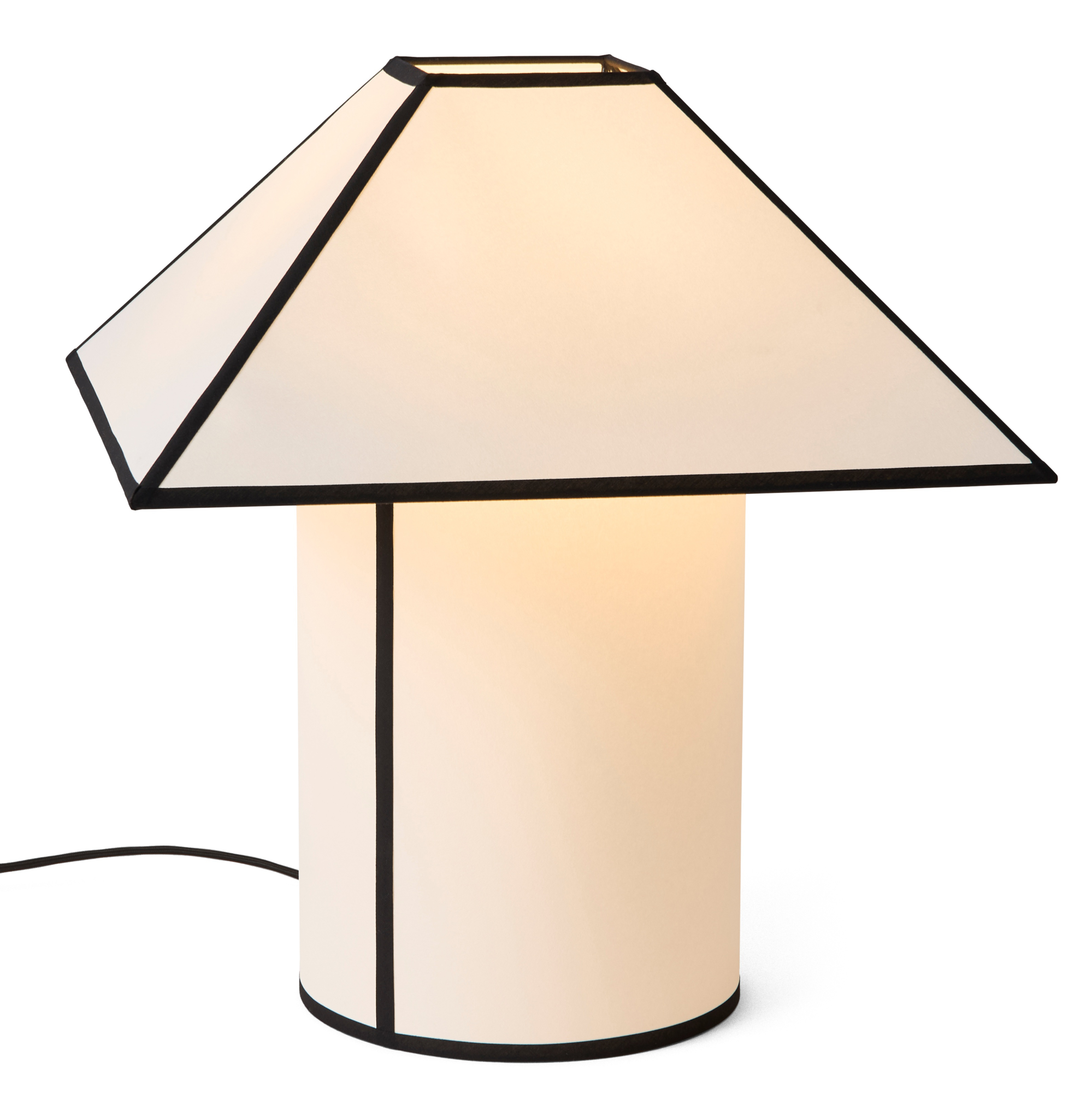 Tafellamp Ava Pyramid 450 white