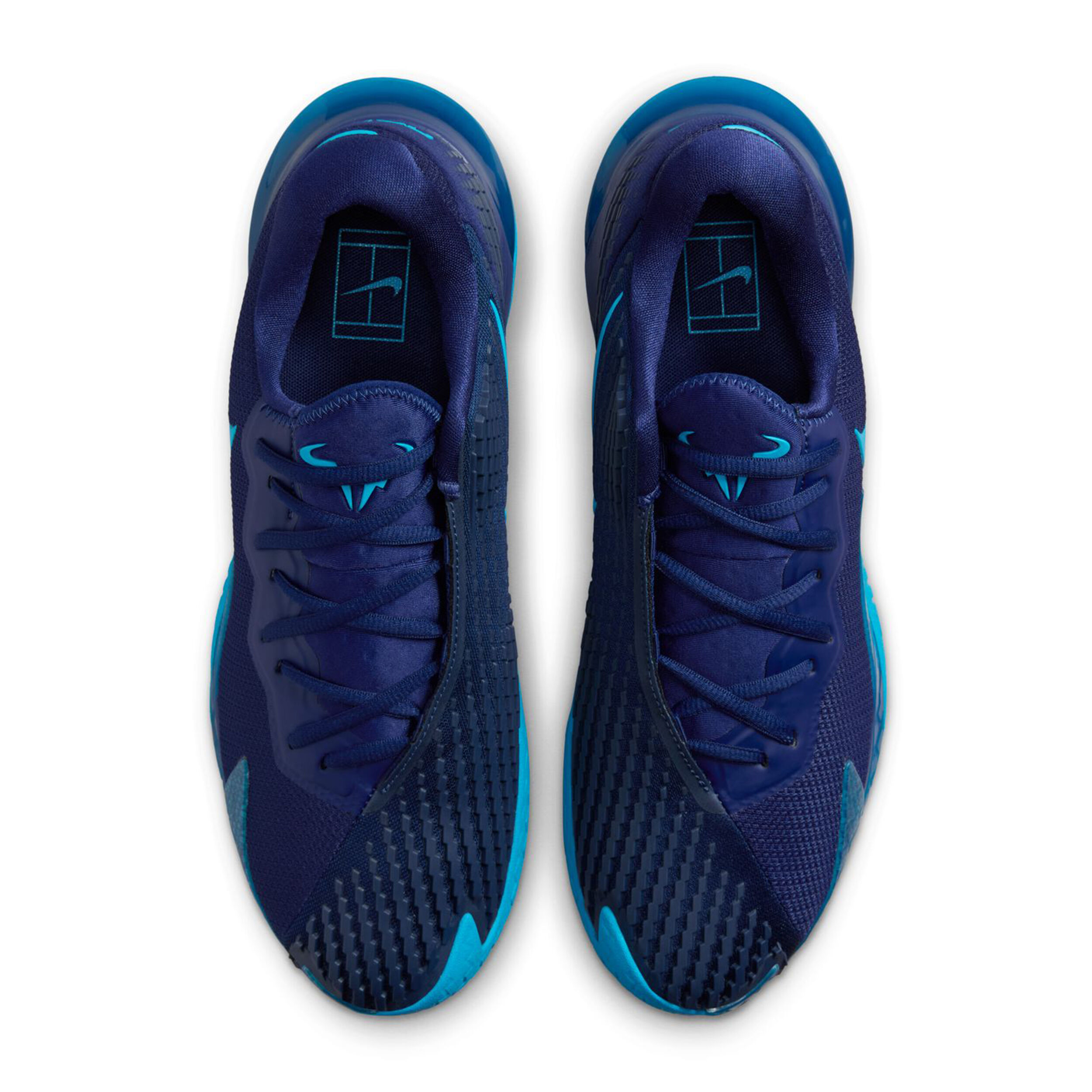 Nike Zoom Vapor Cage 4 Rafa Chaussures Toutes Surfaces Hommes - Bleu Foncé , Turquoise