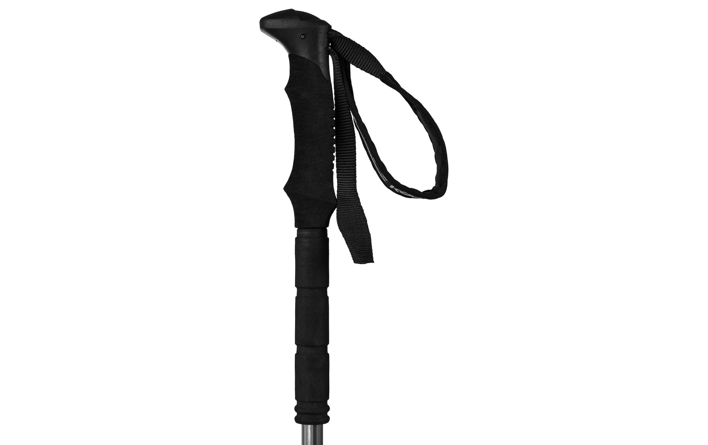 KOOR Wanderstock »Alu silber-schwarz 140cm«