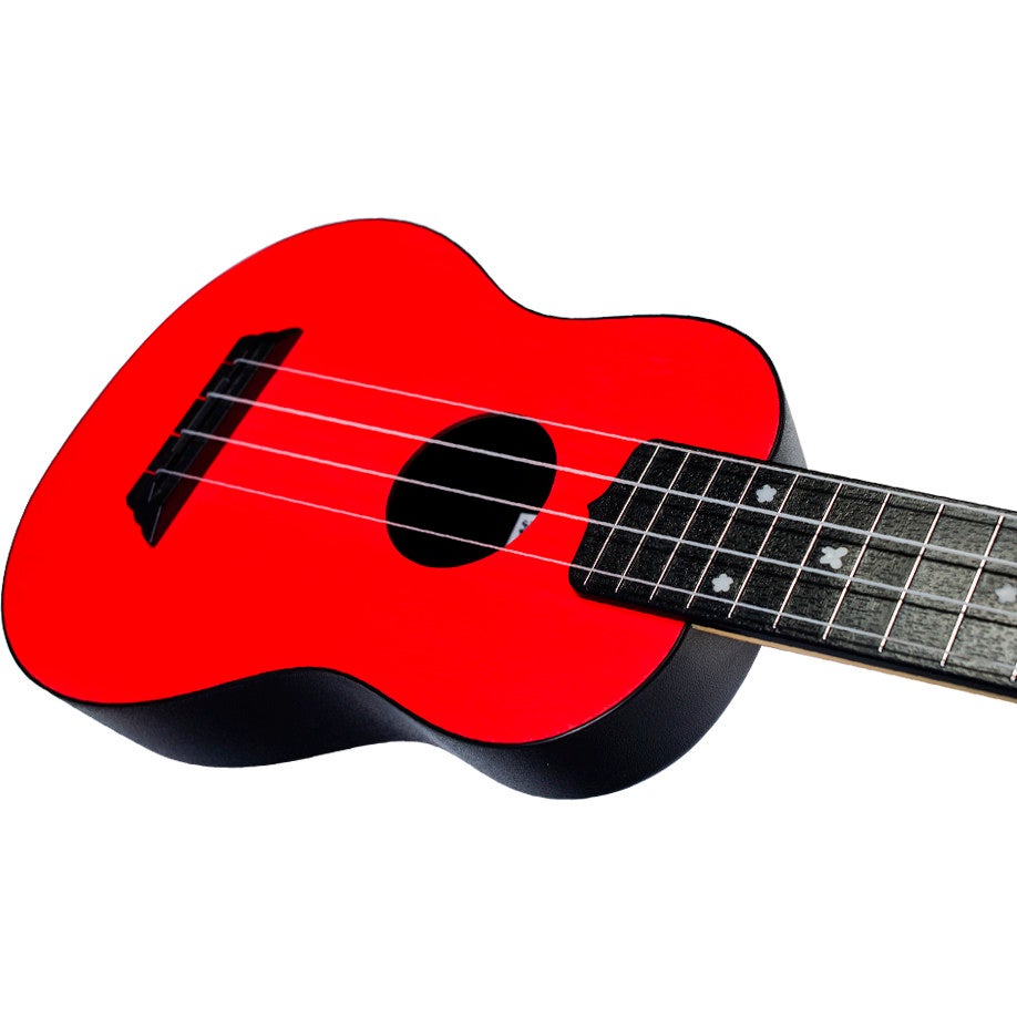 Flight Travel Series TUS35 Red sopraan ukelele met gigbag