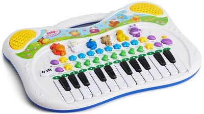 Cloudberry Castle Piano med Lys Dyr
