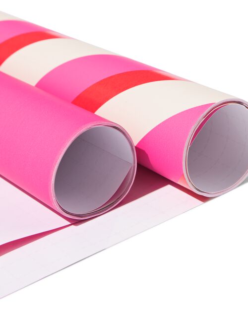 papier d'emballage 70x200 candy cane - 2 pcs.