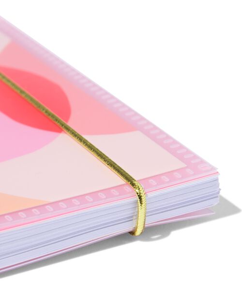 agenda intercalaire 2025 A6 spirale rose
