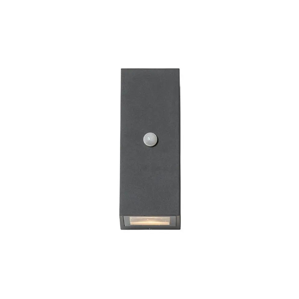 Qazqa buitenlampen met sensor baleno grijs gu10