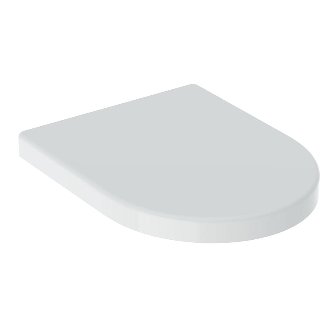 Geberit Renova Plan ronde softclose toiletzitting TopFix met quick release wit mat