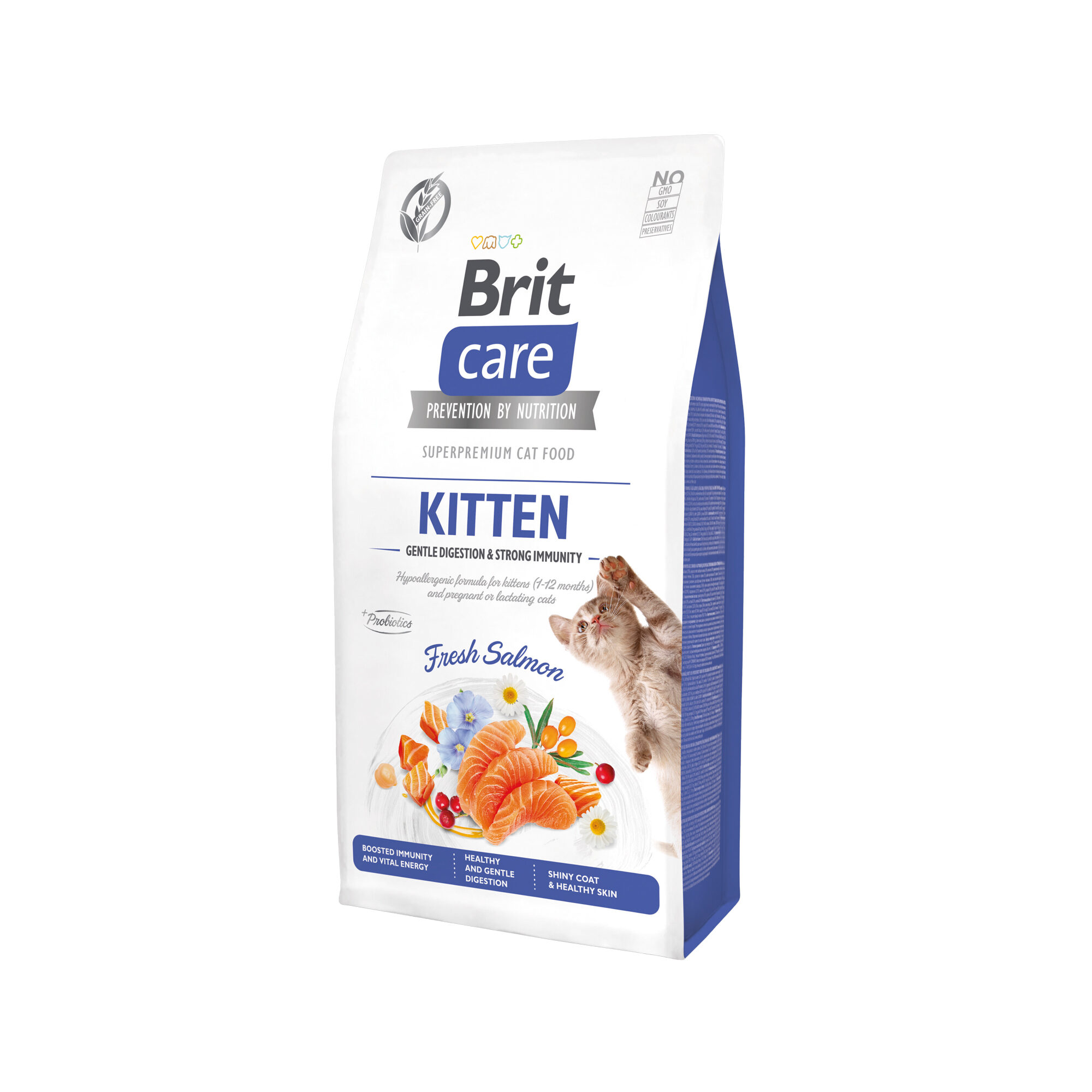 Brit Care Cat - Grain Free Kitten - Gentle Digestion & Strong Immunity