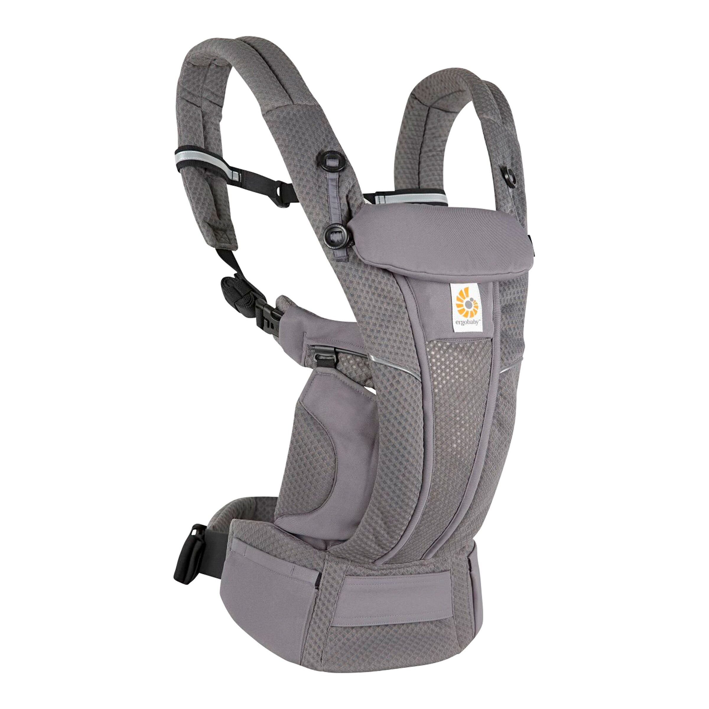 Ergobaby® - Omni Breeze Babytrage, 4 Tragepositionen Graphite Grey
