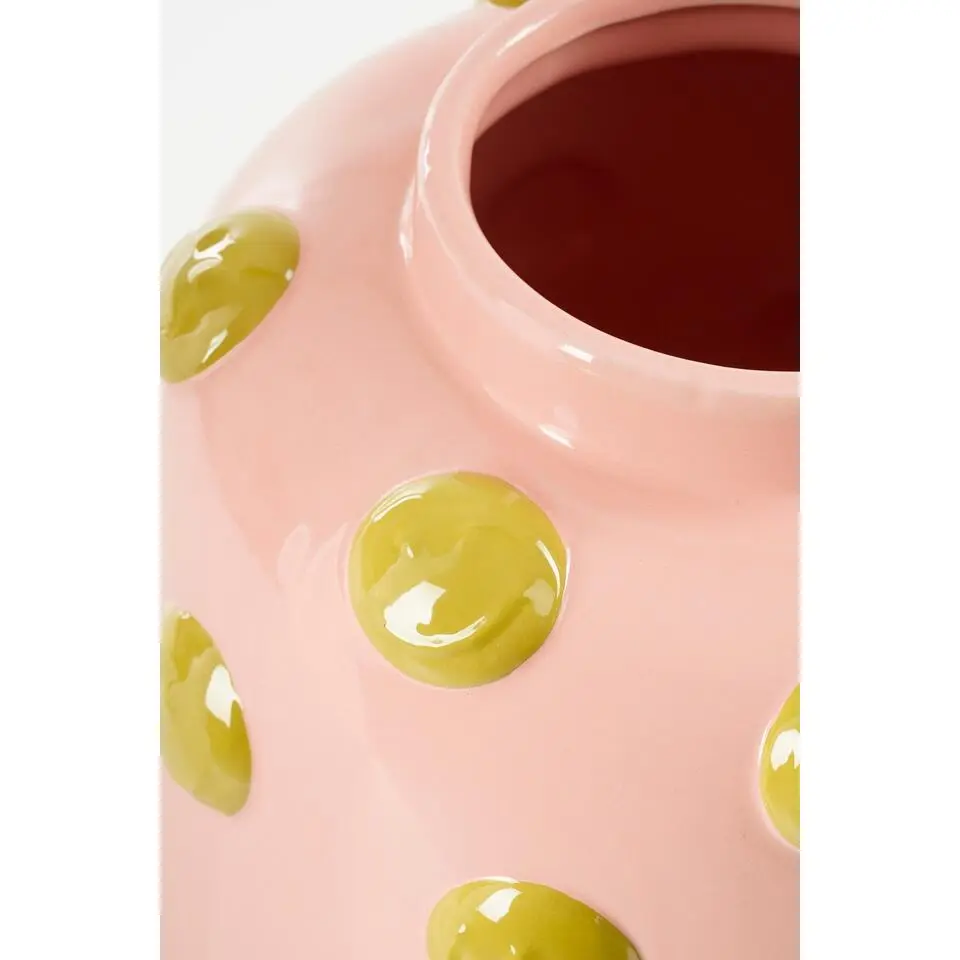 Mica Decorations Smiley Vaas - H28 x Ø29 cm - Keramiek