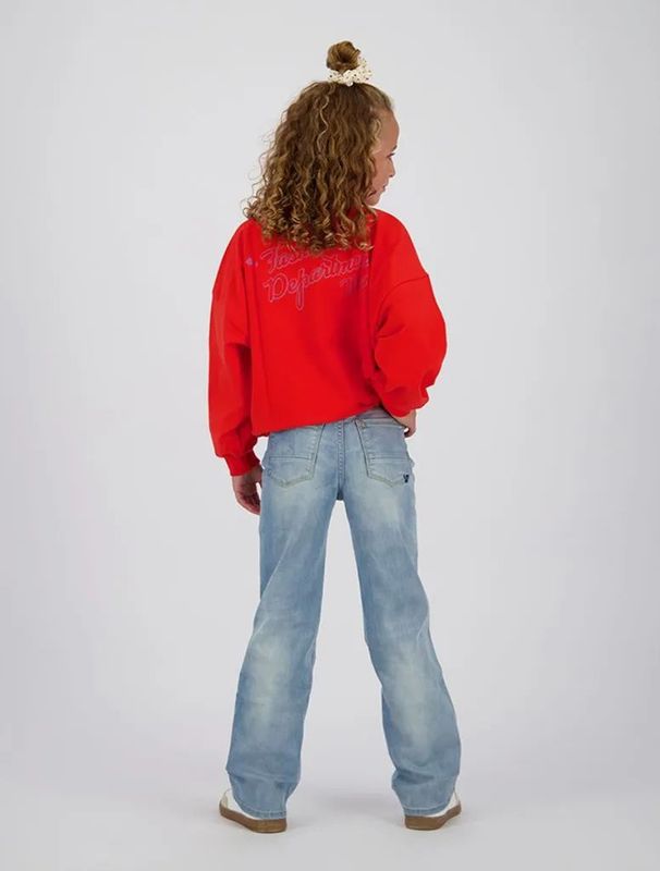 Vingino - Wide Leg Jeans - Bleached Denim - Voor Meisjes