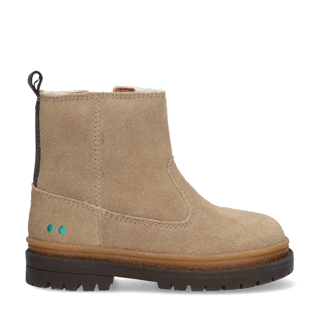 BunniesJR suède enkelboots taupe