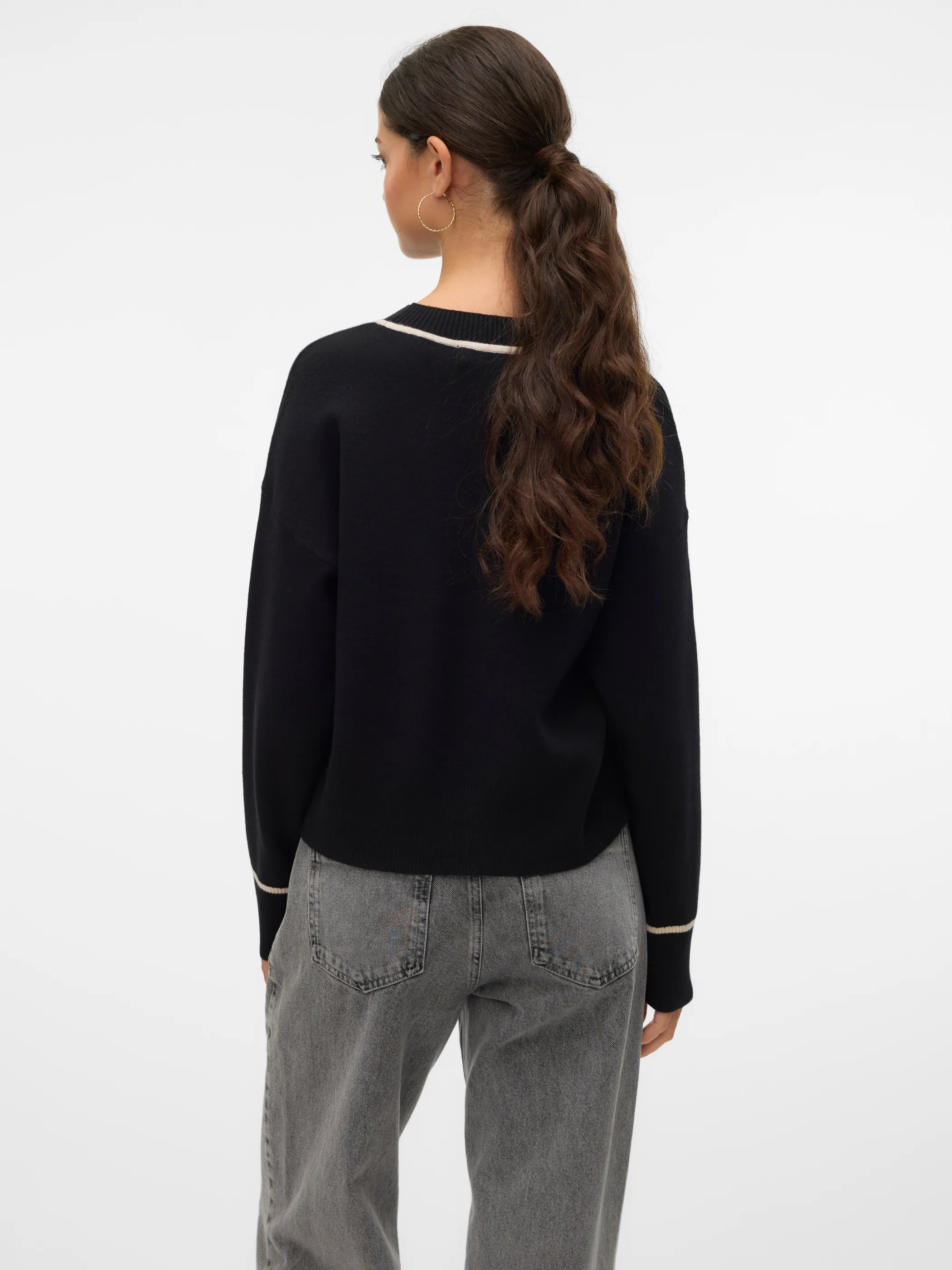 Vero Moda VMSABA LS O-NECK CONT Pullover