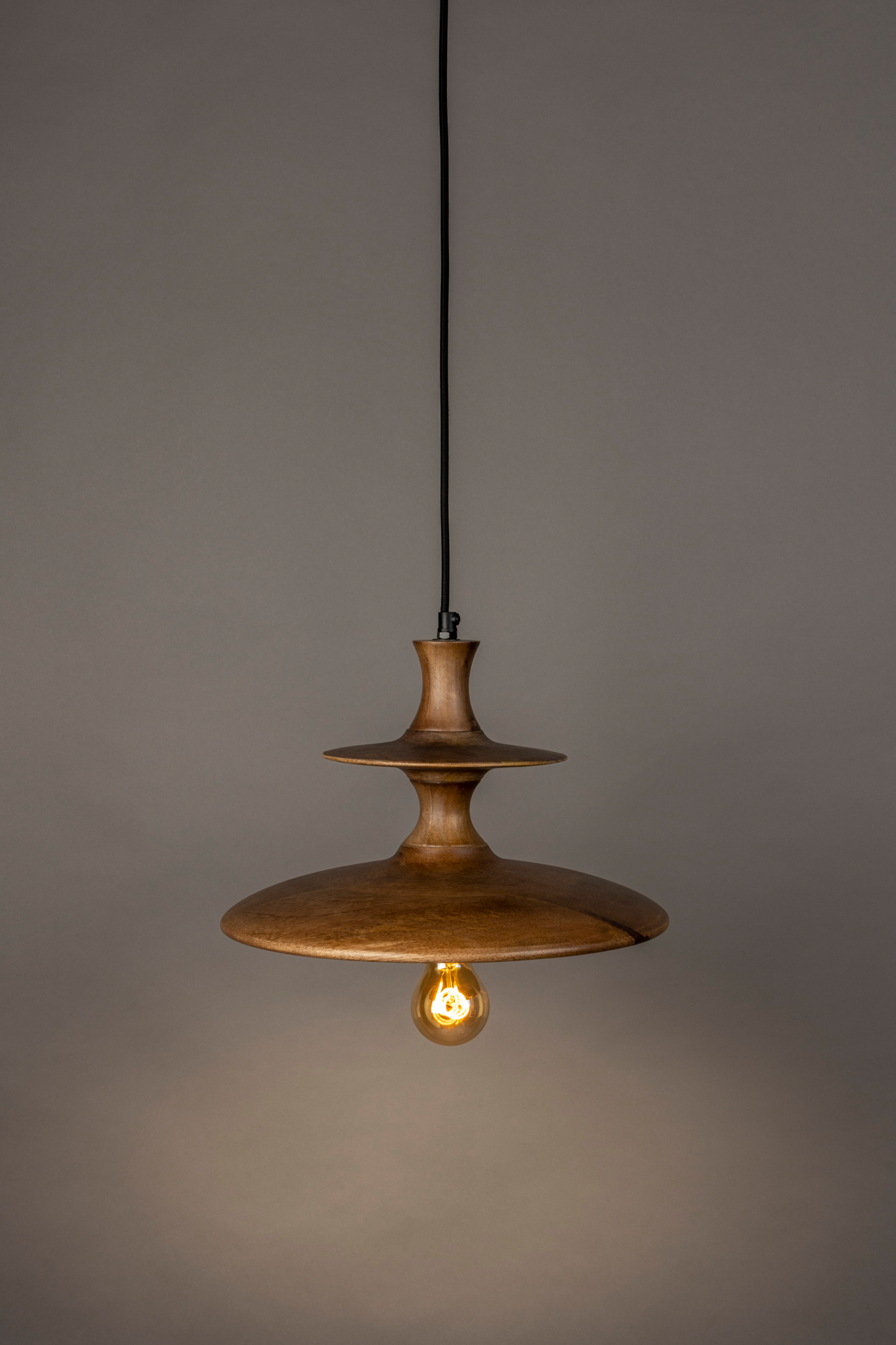 Hanglamp CATH S walnoot